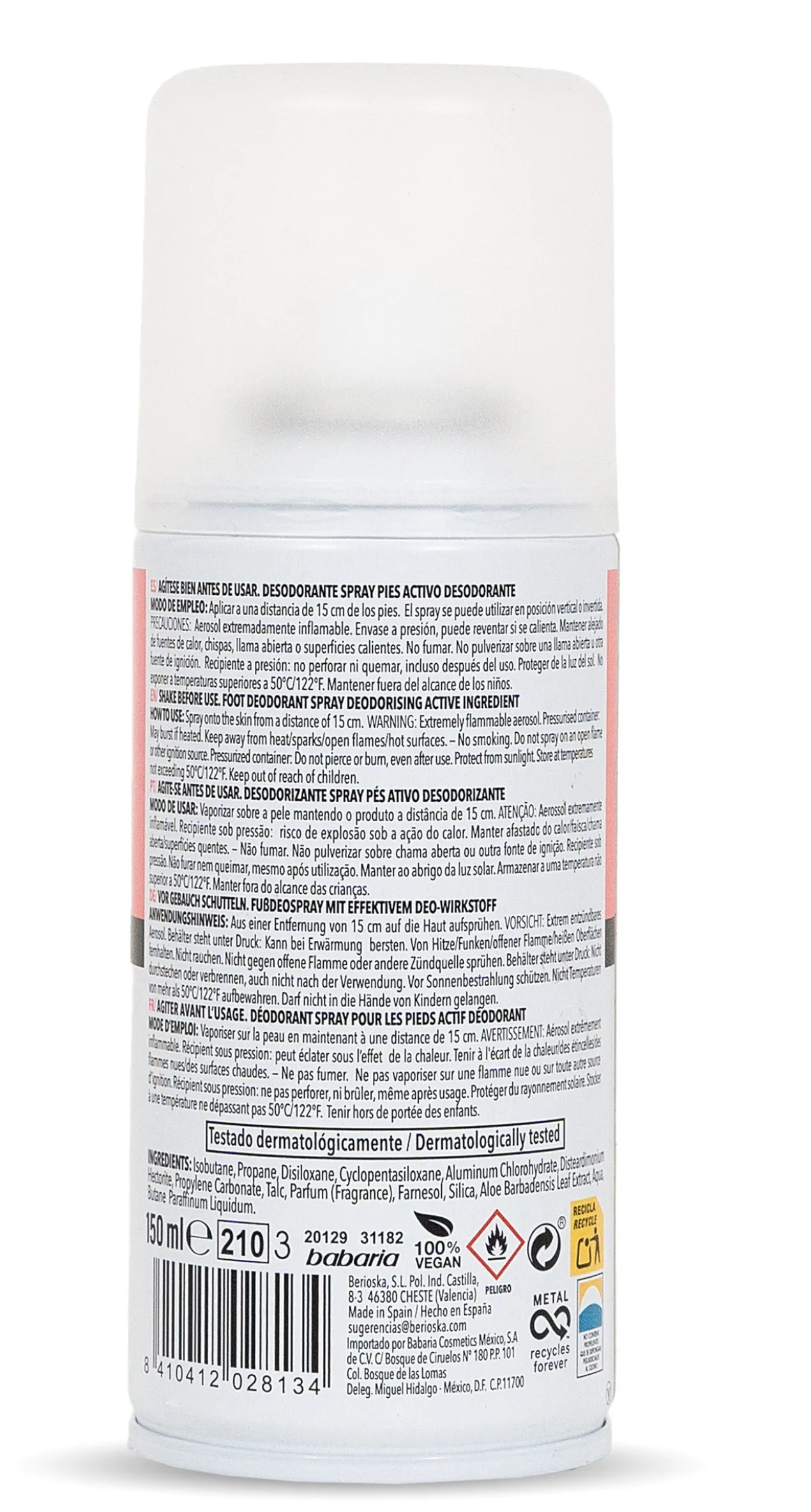 Desodorizante Spray para Pés