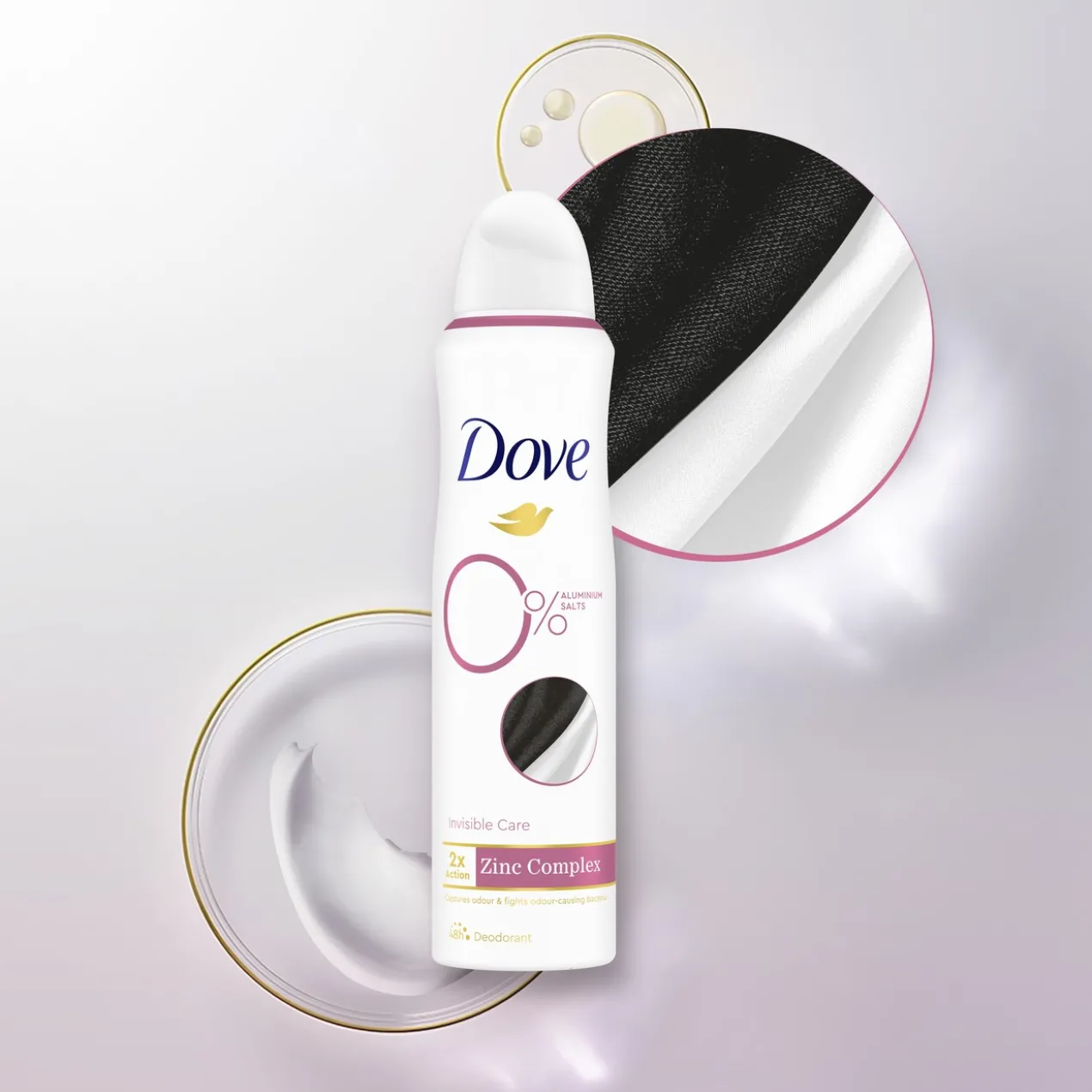 Desodorizante Spray 0% Sais de Alumínio Invisible Care