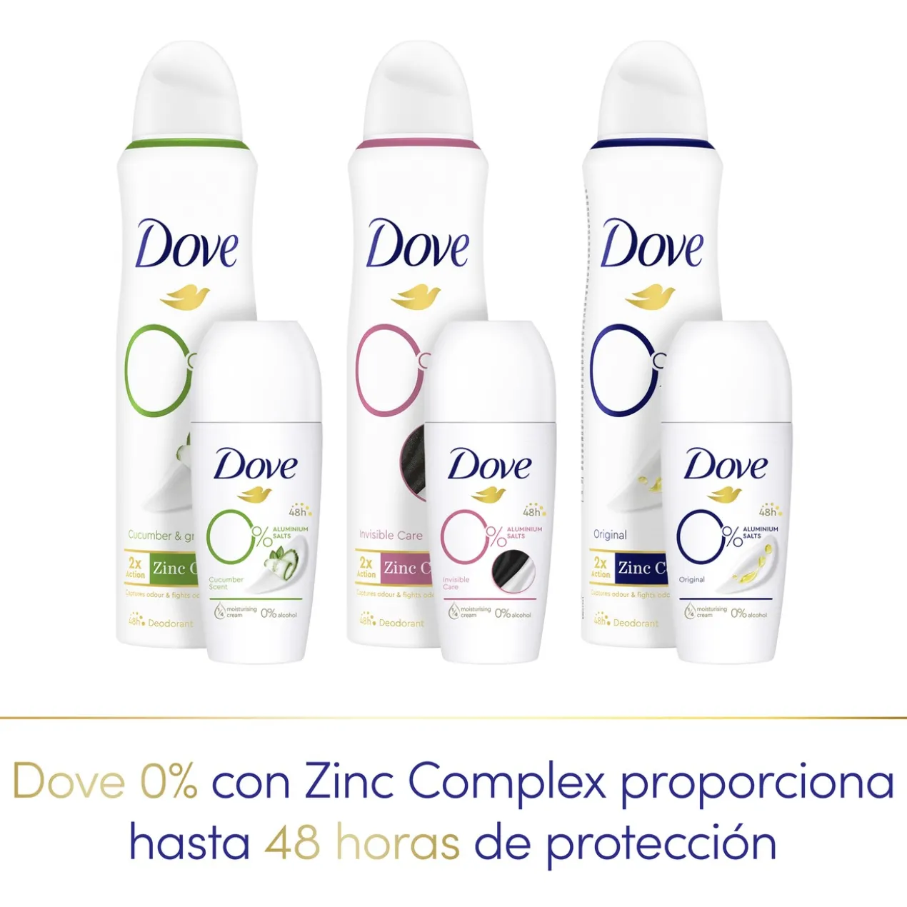 Desodorizante Spray 0% Sais de Alumínio Invisible Care