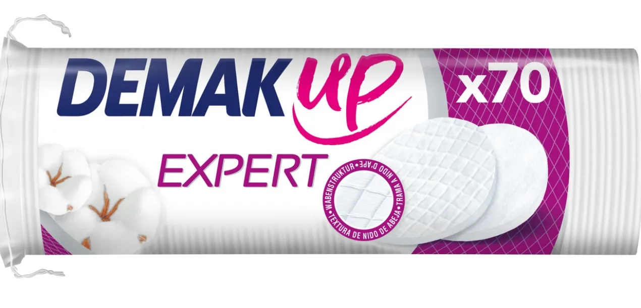 Discos Desmaquilhantes Não Branqueados Demak'Up Expert Round