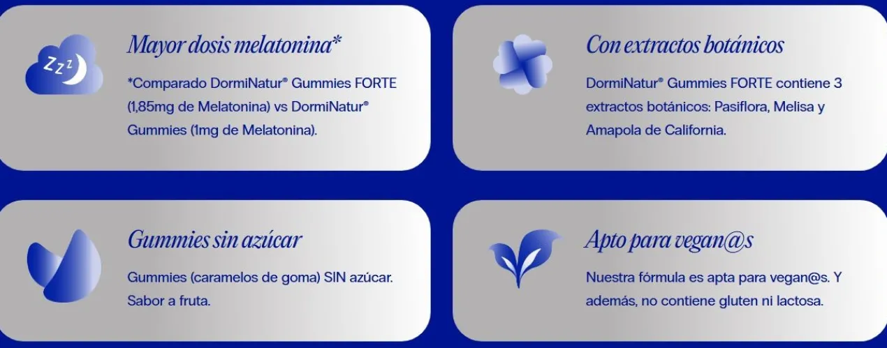DormiNatur Melatonina Gummies Forte