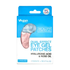 Double Effect Eye Gel Patches com Ácido Hialurónico e Óleo de Rosas
