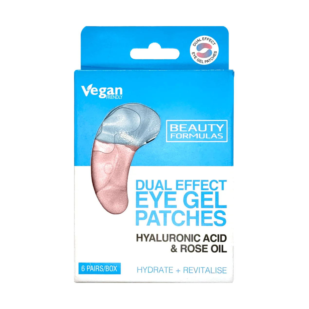 Double Effect Eye Gel Patches com Ácido Hialurónico e Óleo de Rosas