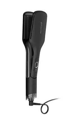 Duet Style Black Prancha de Cabelo de Ar Quente 2 em 1