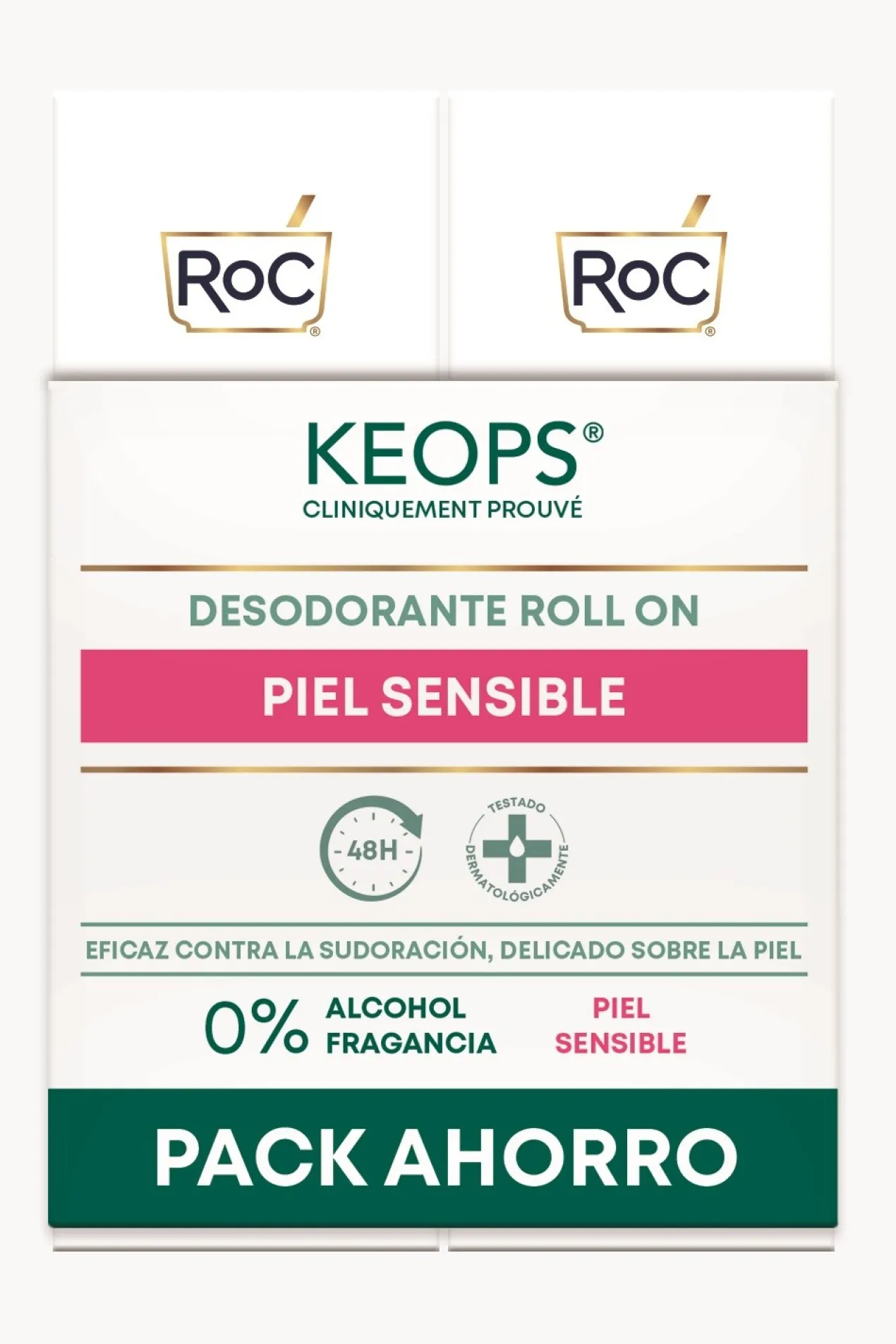 Duplo Keops Desodorizante Sensitive Roll-on