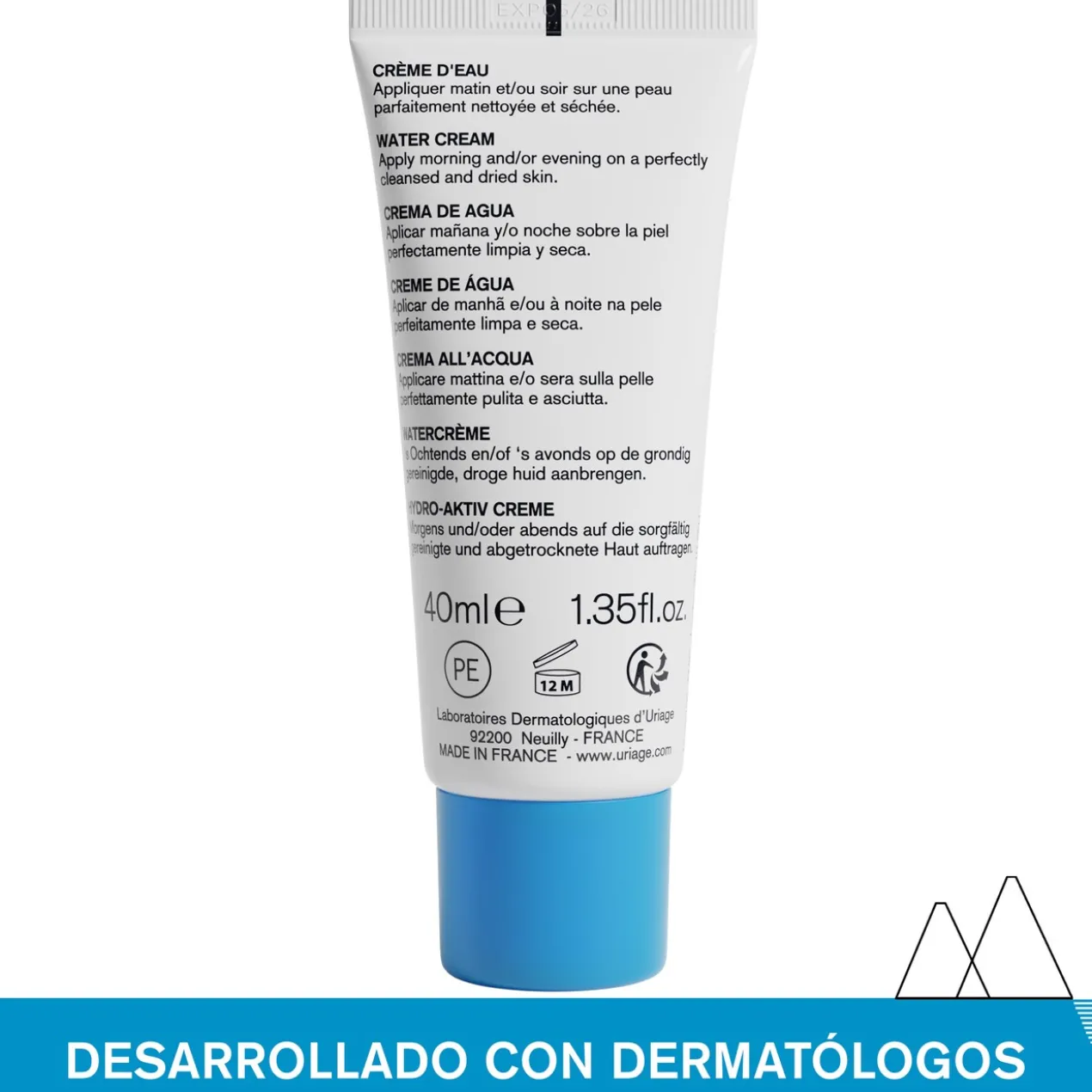 Eau Thermale Creme de Água
