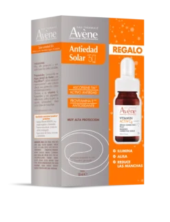 Eau Thermale Kit Solar Creme Anti-idade + Mini Sérum Vitamina Activa Cg