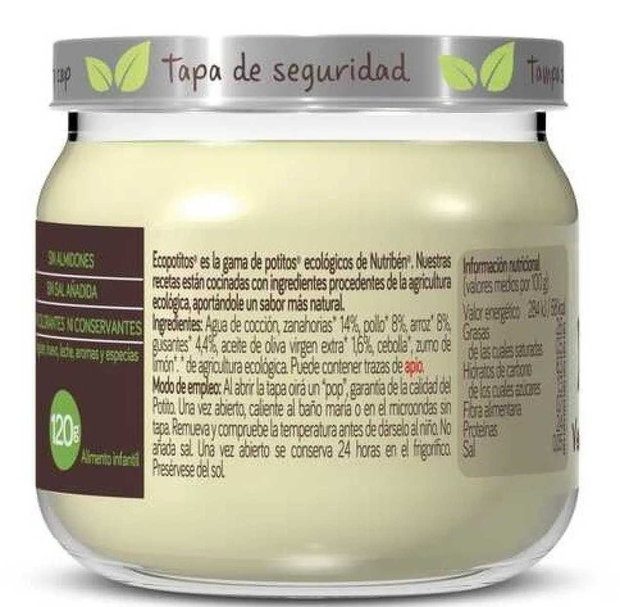 EcoPotitos Frango de Curral com Legumes