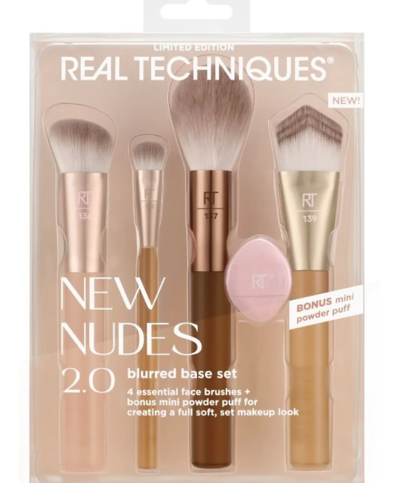 Edição Limitada New Nude Blurred base face set