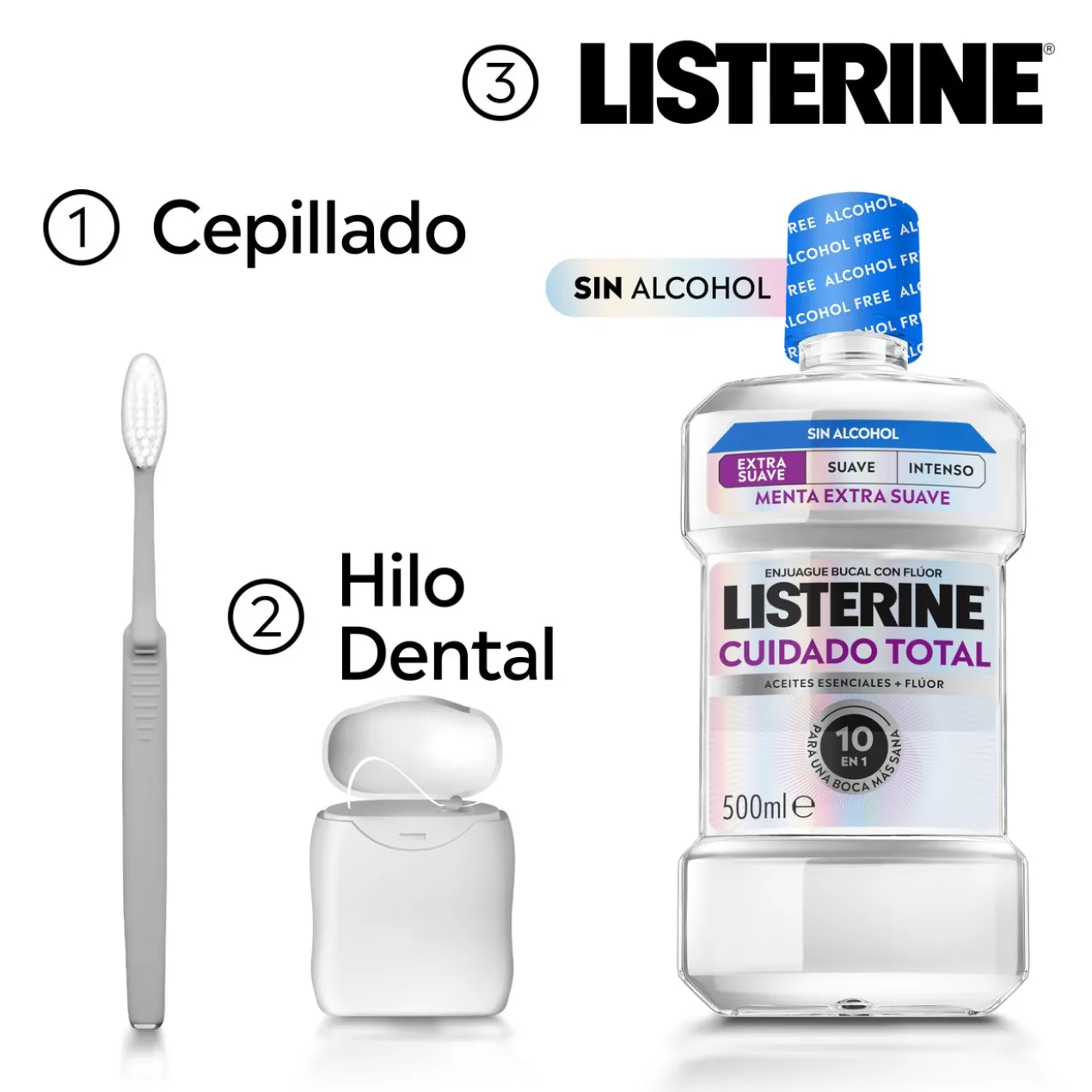 Elixir Bucal Cuidado Total Extra Suave