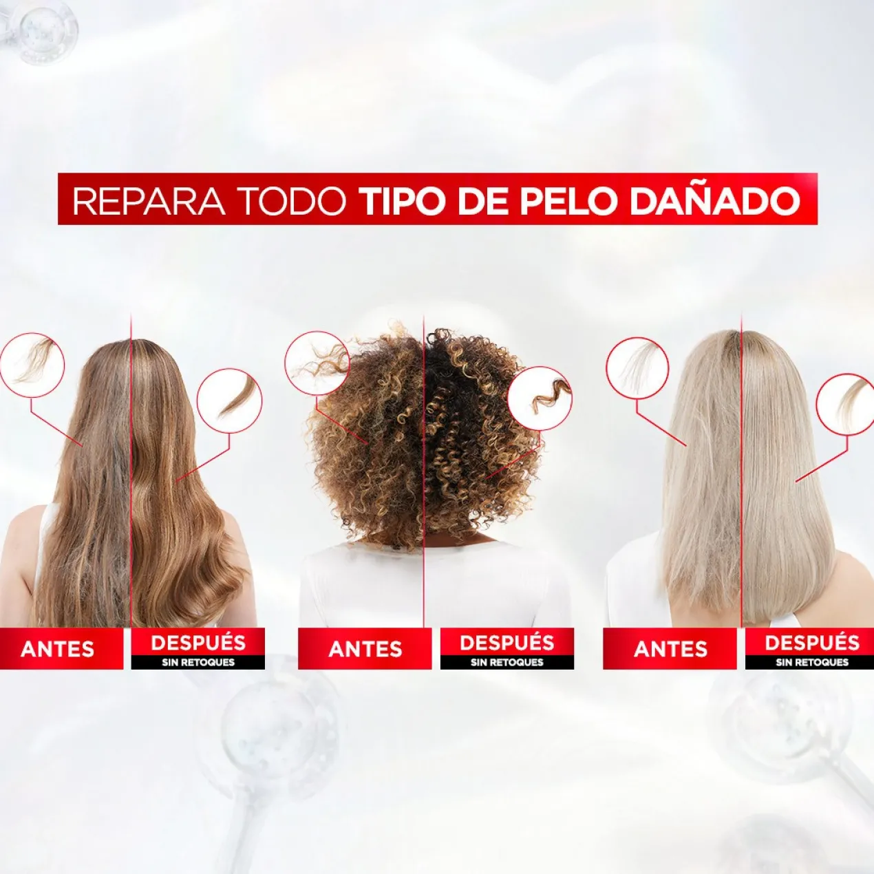 ELVIVE Bond Repair Sérum sem enxaguamento Rotina de Reconstrução Profunda
