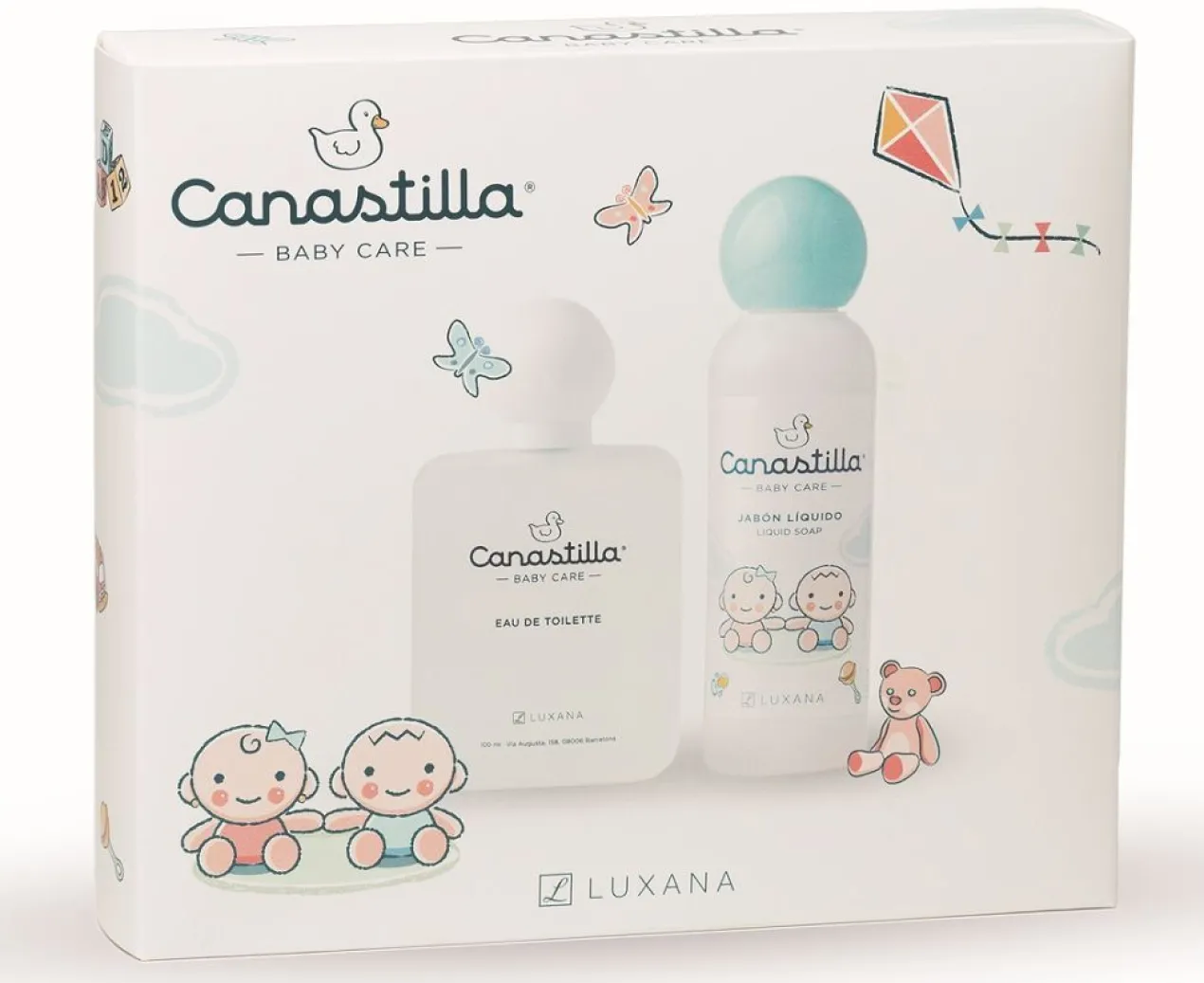 Enxoval de colonías para crianças