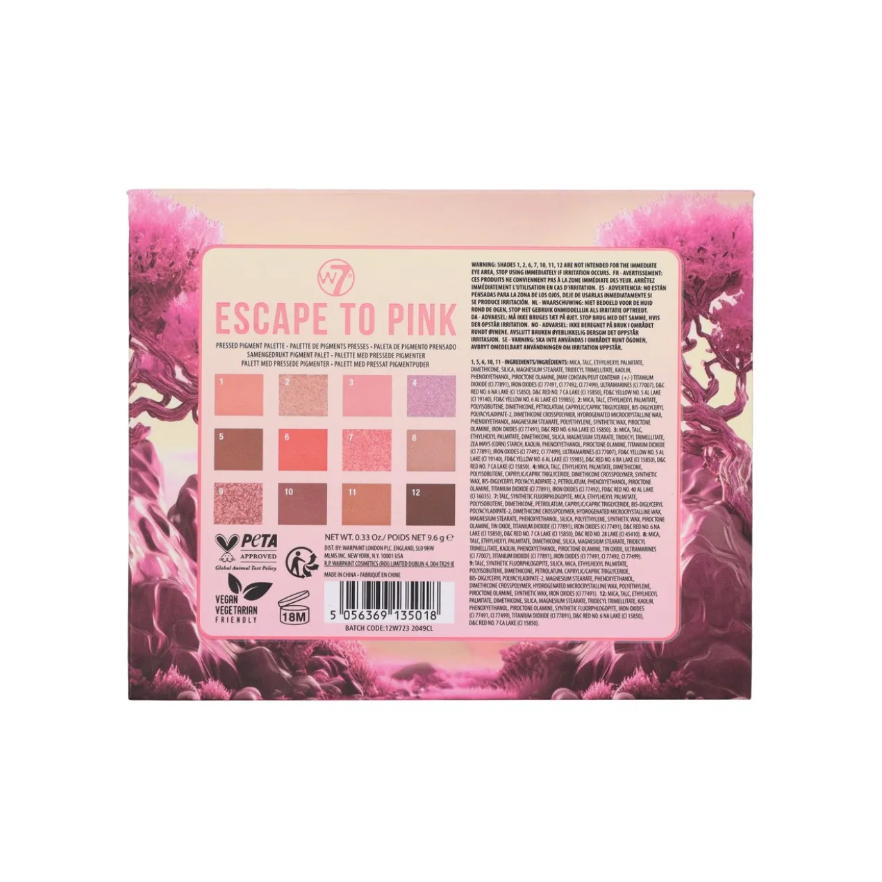 Escape To Pink Paleta Sombra de Olhos
