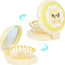 Escova com Espelho de Bolso Kawaii
