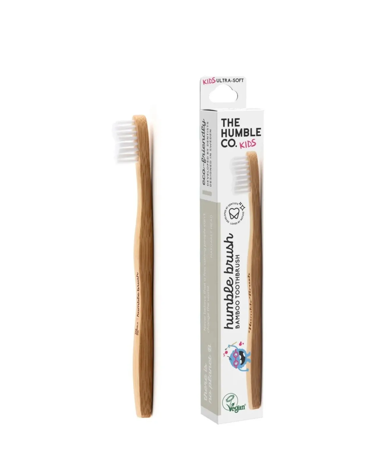 Escova de Dentes de Bambu para Crianças Ultra Macia