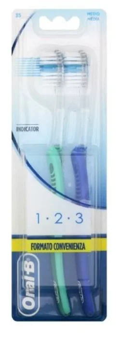 Escova de Dentes 1.2.3 Fresh Medium
