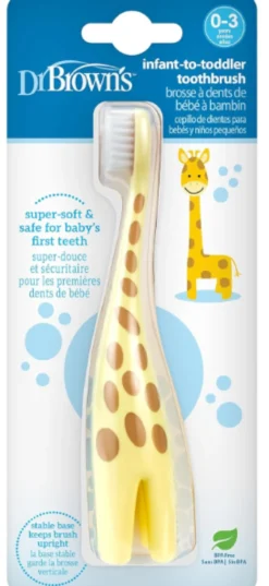 Escova de Dentes Girafa 0-3 Anos
