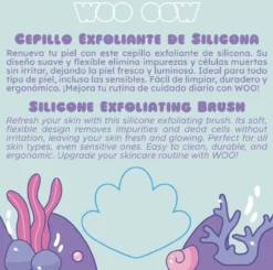 Escova Esfoliante de Silicone Shell
