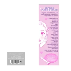 Escova Mask & Wash Espátula Dupla de Limpeza