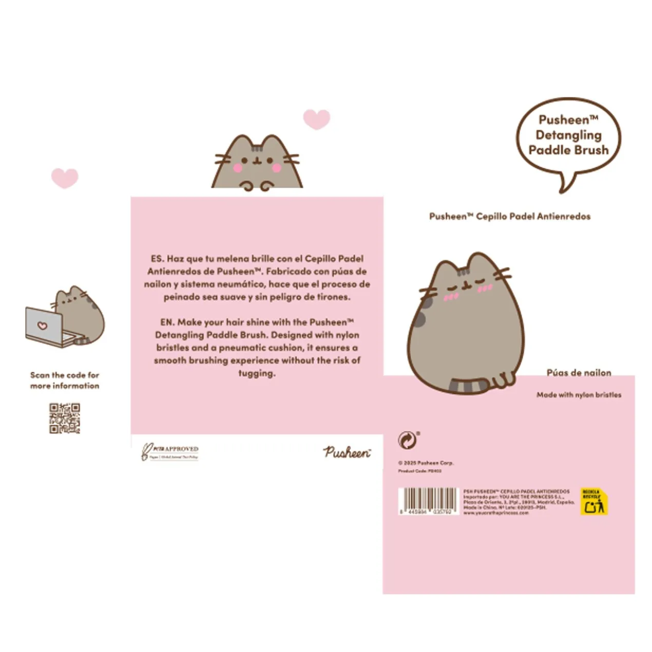 Escova Padel Antinós Pusheen