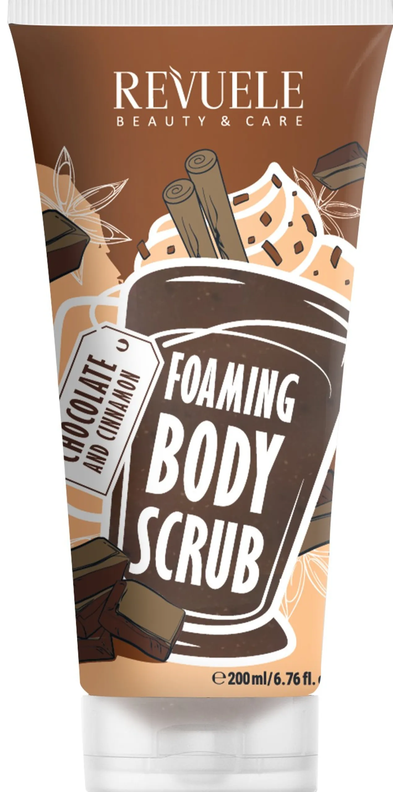 Esfoliante Corporal de Chocolate e Canela Foaming Body Scrub