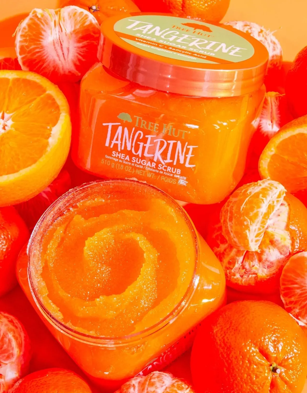 Esfoliante de Açúcar de Karité Tangerina