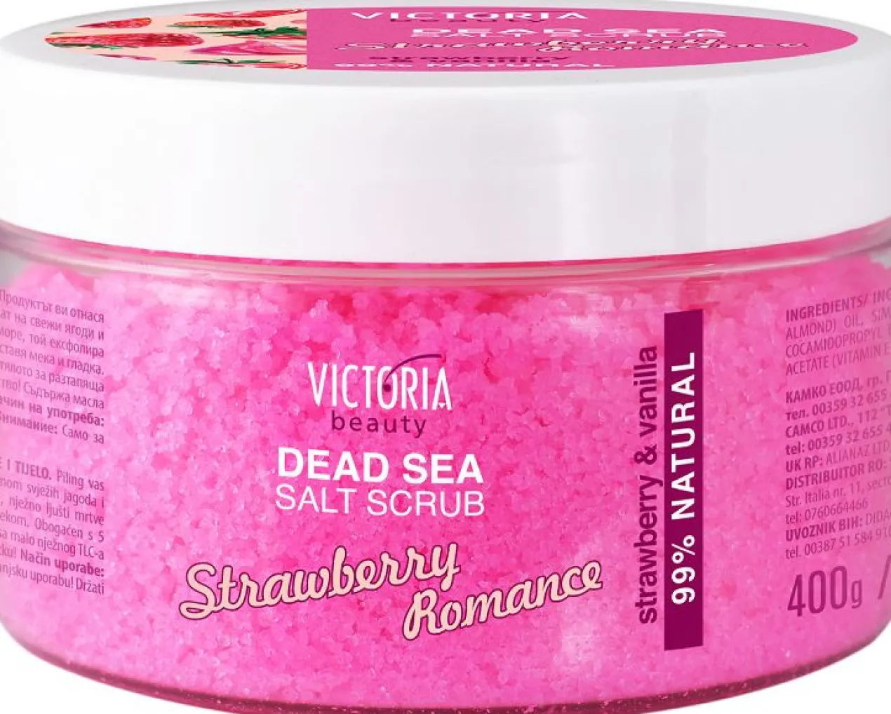 Esfoliante Facial e Corporal de Morango