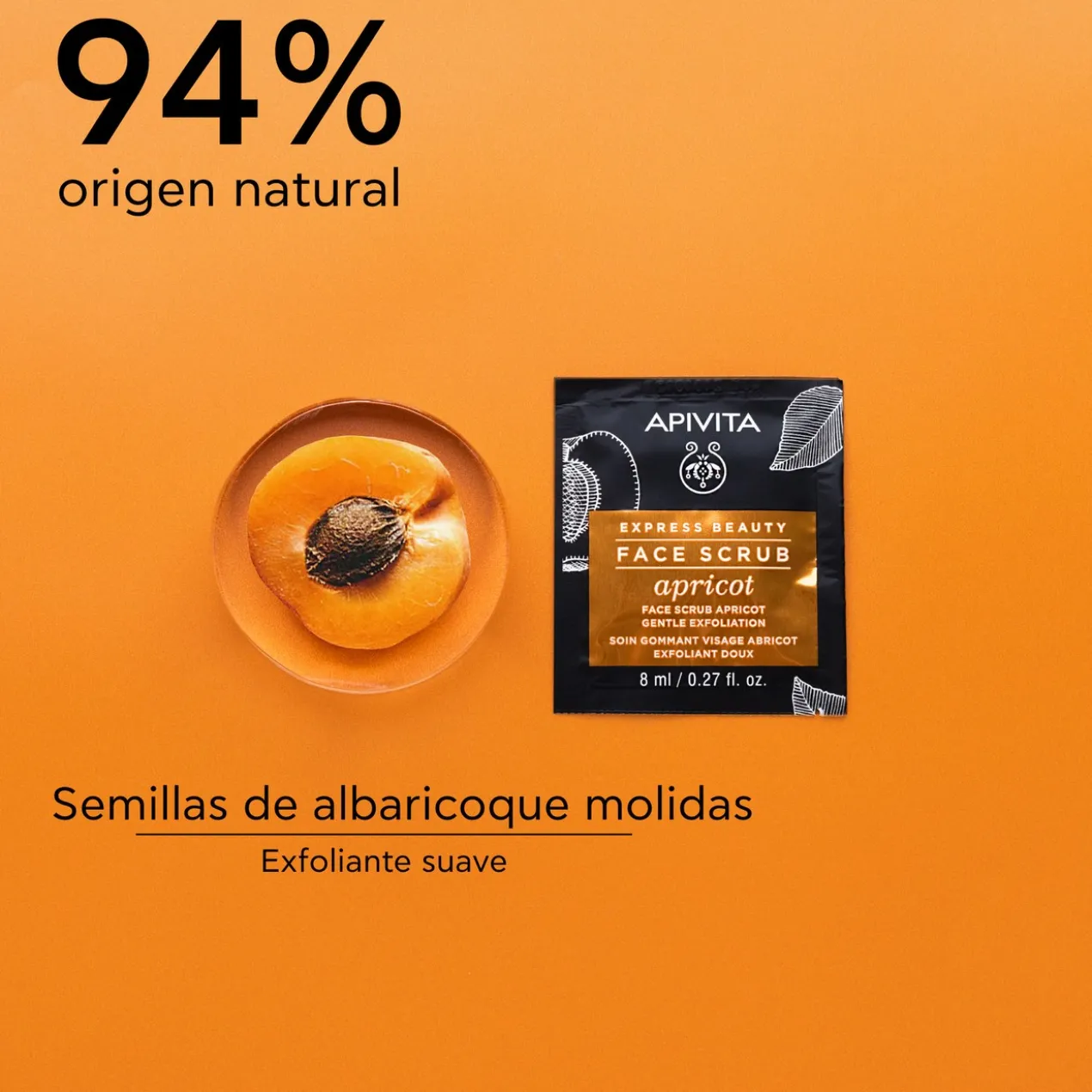 Esfoliante Facial Suave de Damasco
