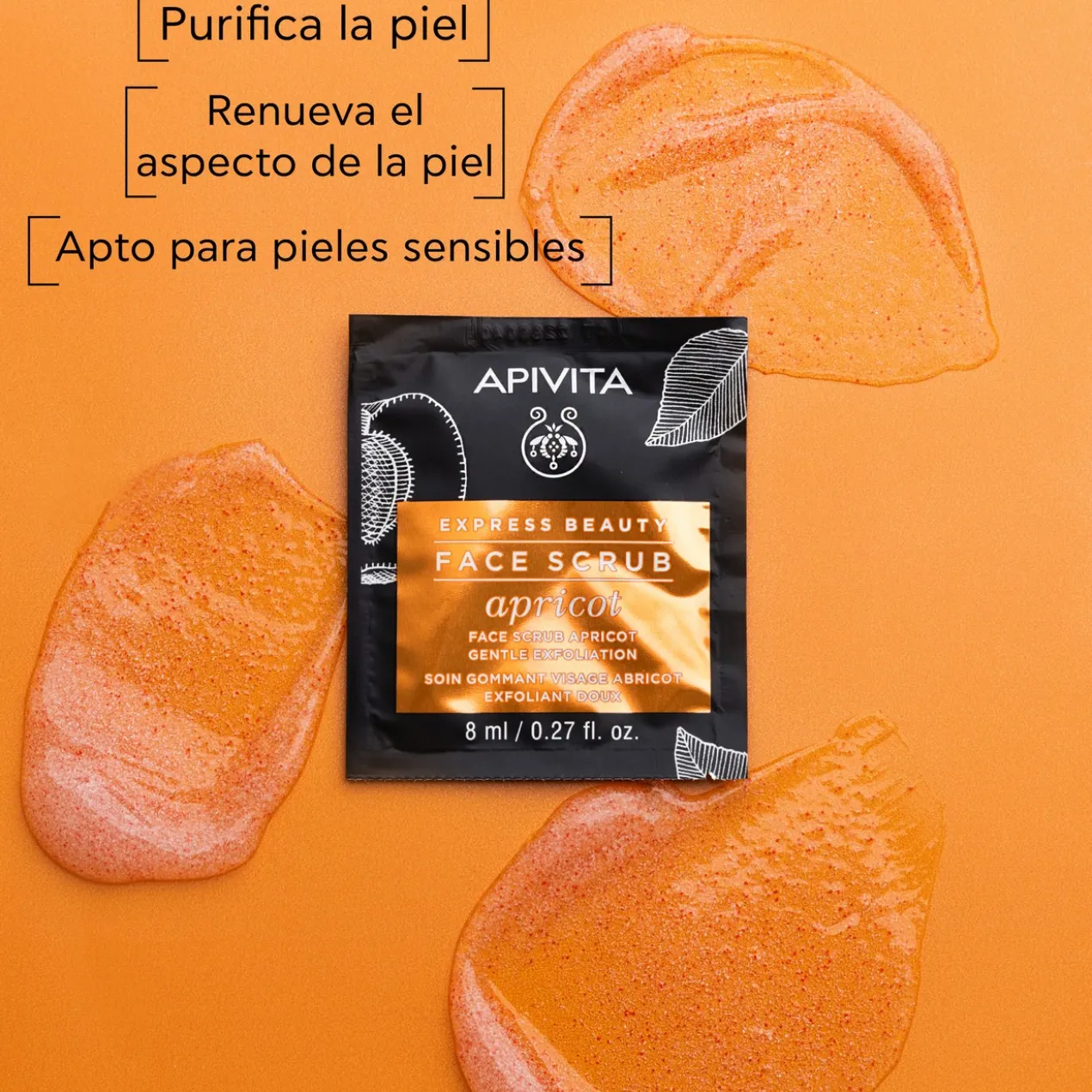 Esfoliante Facial Suave de Damasco