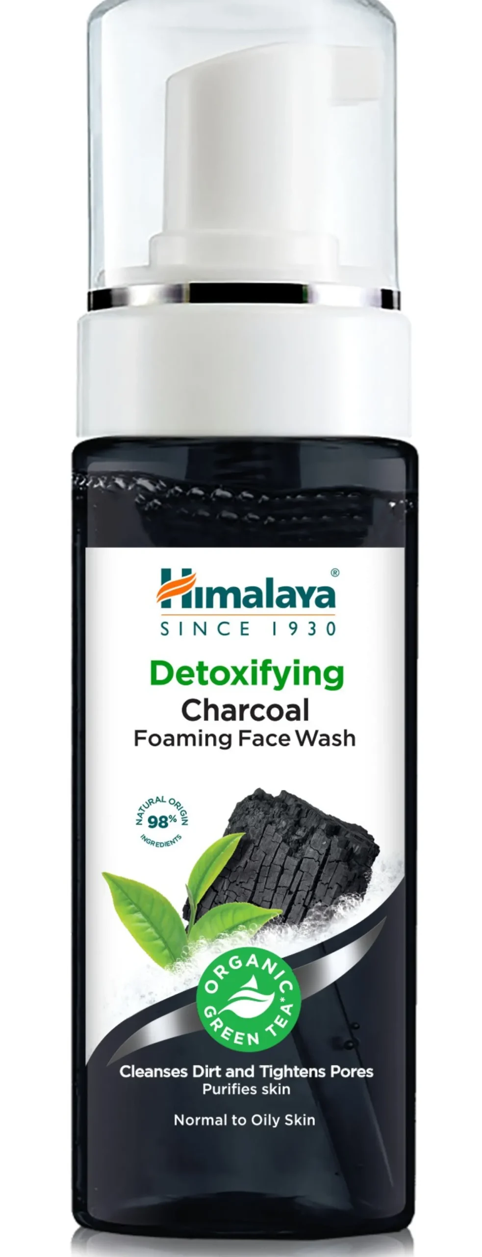 Espuma de Limpeza Facial Detox de Carvão