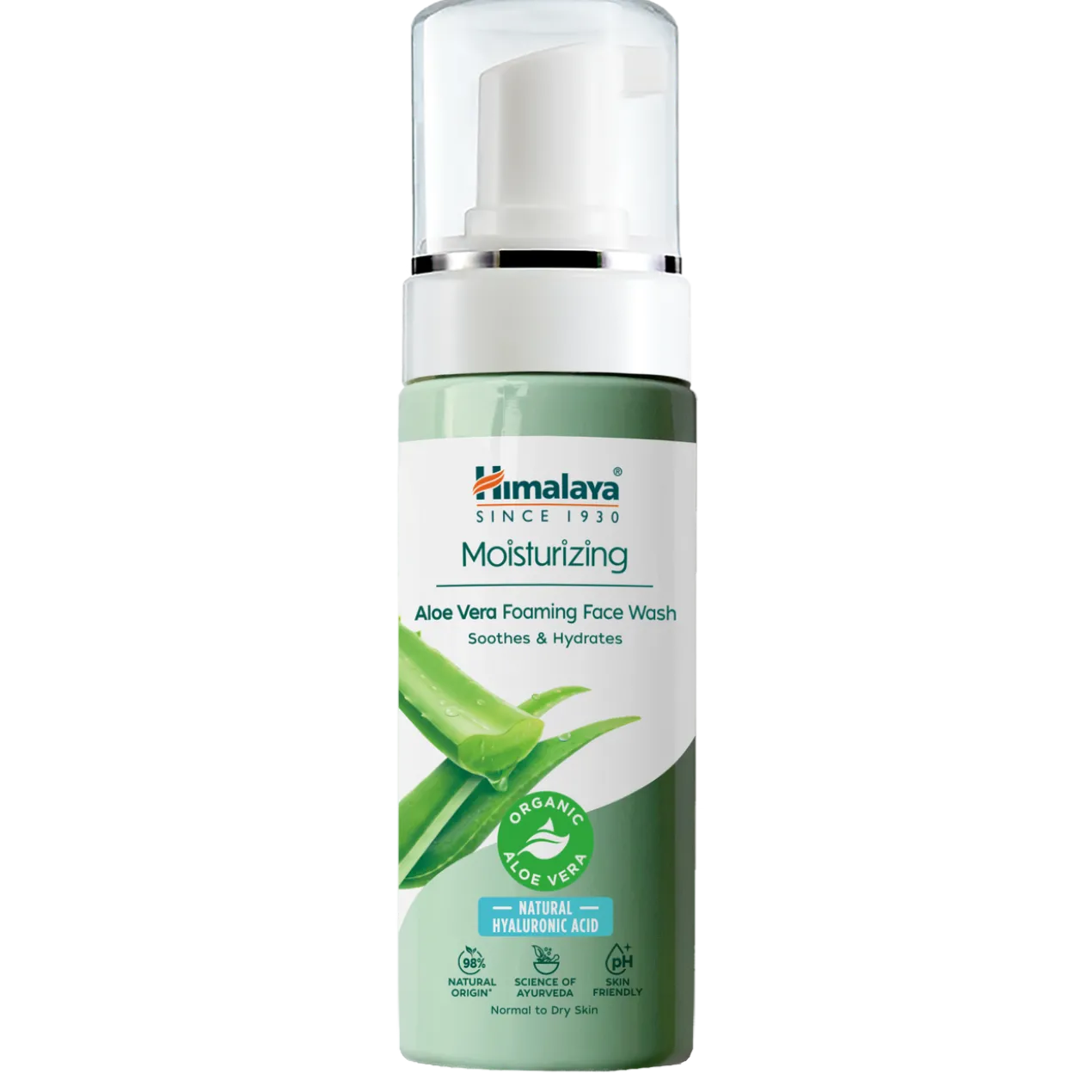 Espuma de Limpeza Hidratante com Aloe Vera