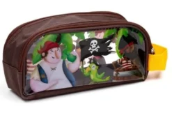 Estojo Adoramals Transparente Piratas Jolly
