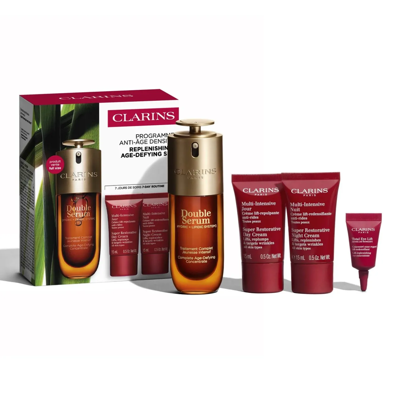 Estojo Double Serum + Multi Intensiva Dia e Noite + Total Eye Lift