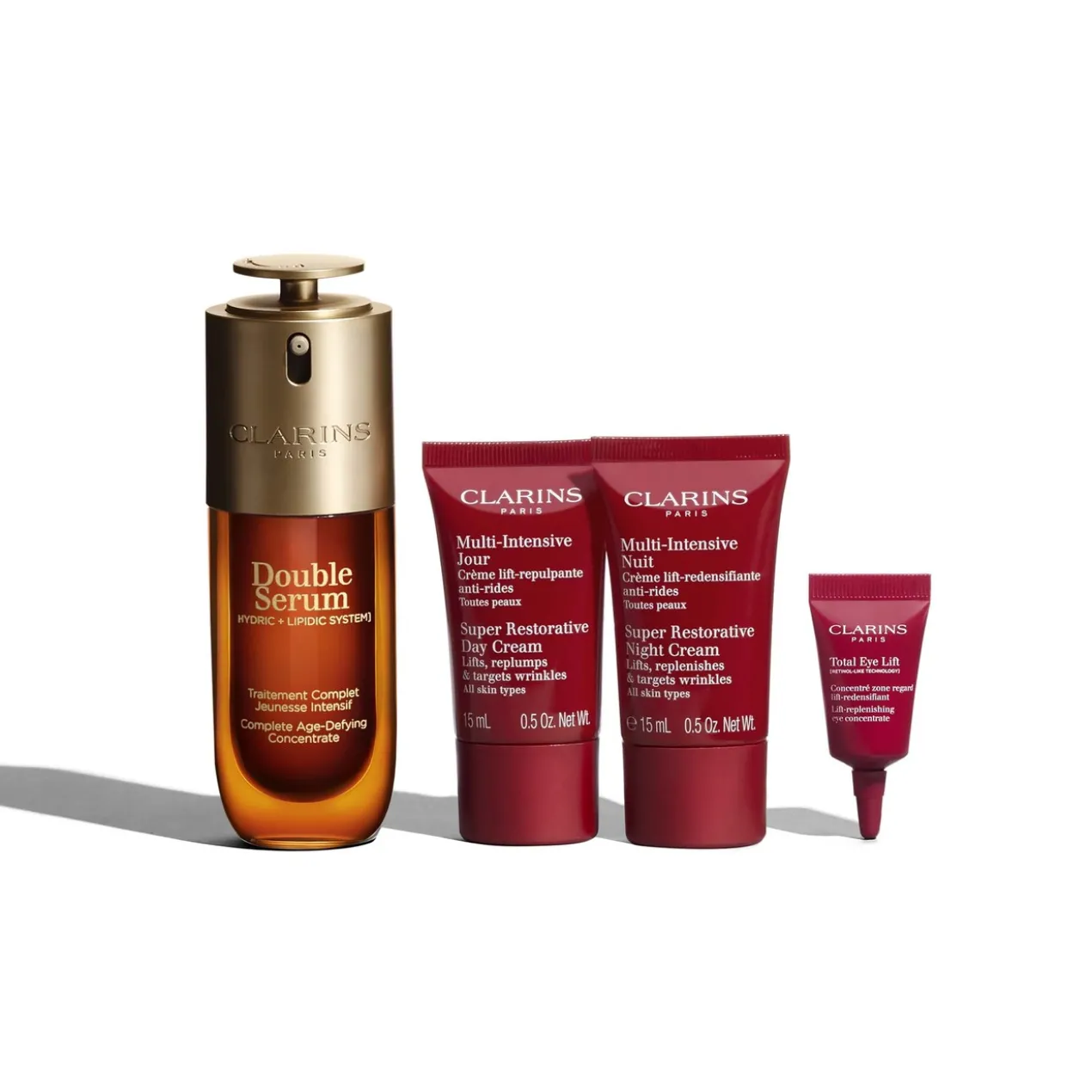 Estojo Double Serum + Multi Intensiva Dia e Noite + Total Eye Lift