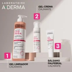 Exomega Gel de Limpeza Calmante