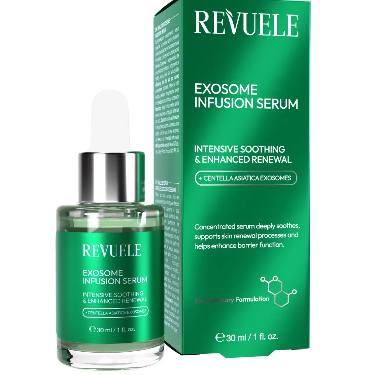 Exosome Infusion Sérum Facial Regenerador com Exossomas de Centella