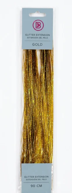 Extensões de Cabelo Purpurina Glitter 90cm