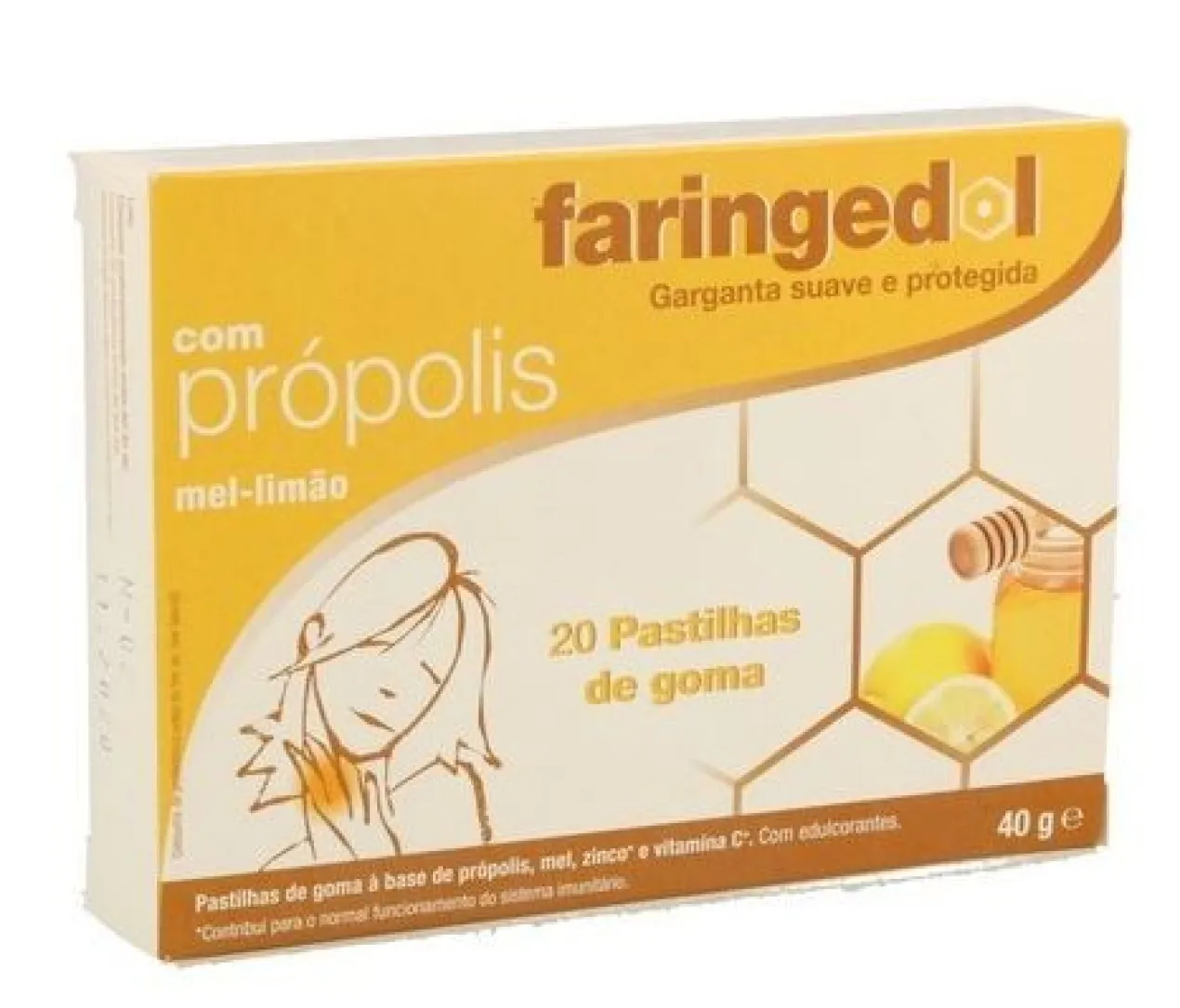 Faringedol Pastilhas com Própolis