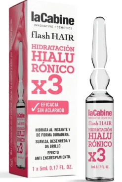 Flash Hair Ampolas Capilares Hidratação Hialurónico