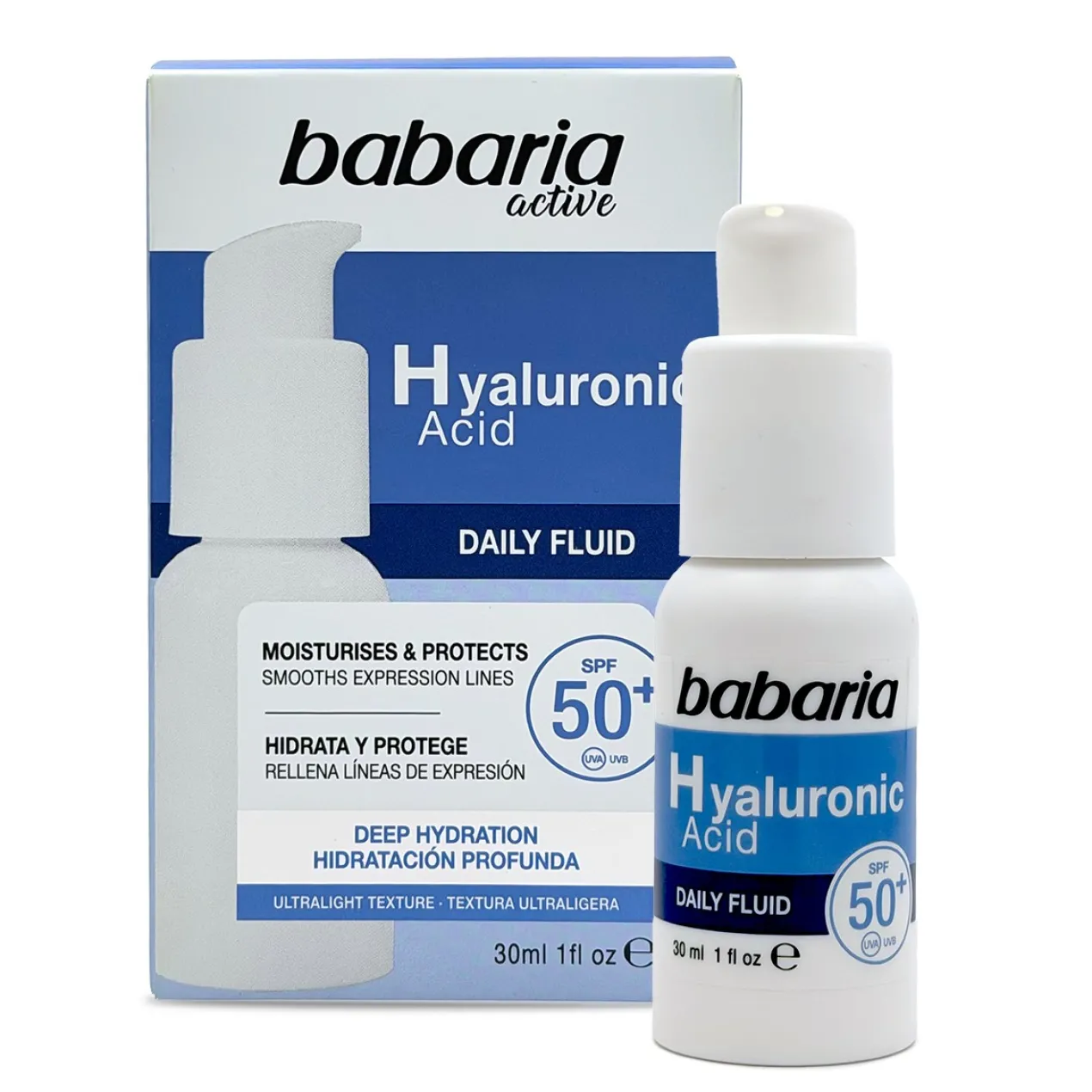 Fluido Facial Ácido Hialurónico SPF 50+