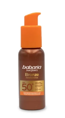 Fluido Solar Facial Bronze SPF50+ com Cor