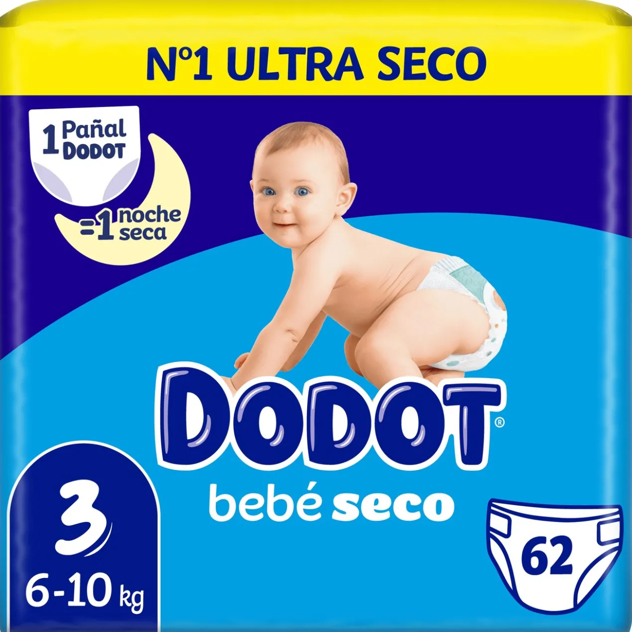 Fraldas Bebé Seco T3 (6-10kg)