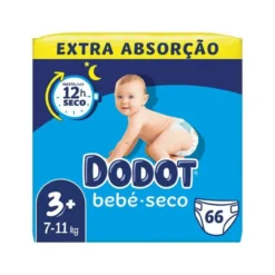 Fraldas Bebé Seco T3+ ( 7-11 kg)