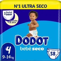 Fraldas Bebé Seco T4 (9-14 kg)