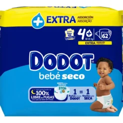Fraldas de Bebê Seco T4+ (10-15Kg)