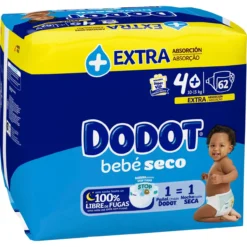 Fraldas de Bebê Seco T4+ (10-15Kg)