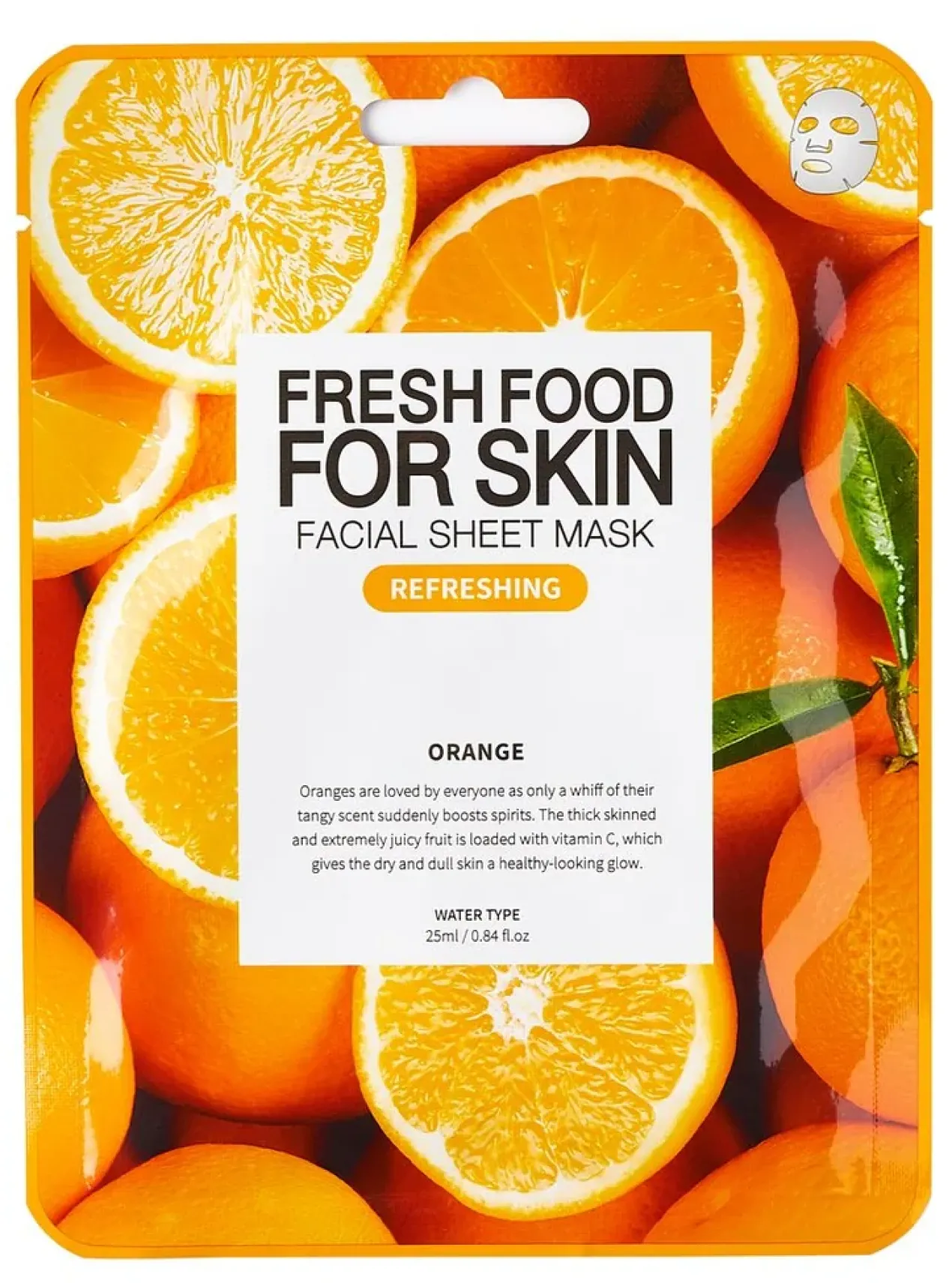 Fresh Food Skin Máscara Facial de Laranja