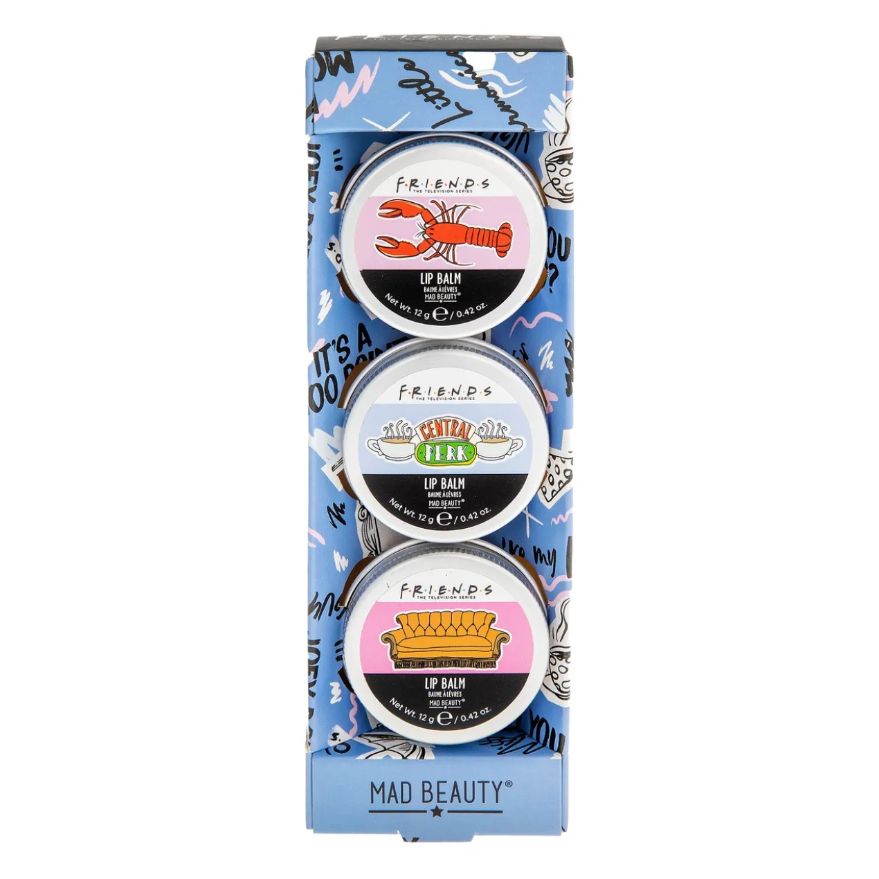 Friends II Lip Balm Trio