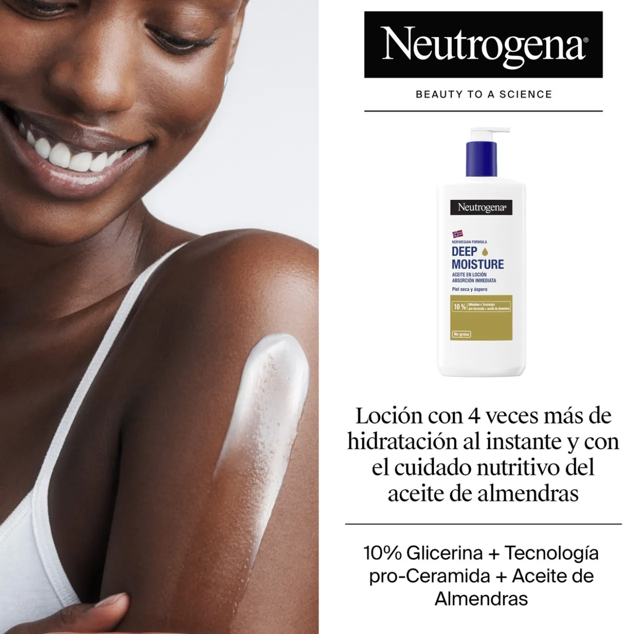 Fórmula Norueguesa Óleo em Loção de Absorção Imediata Hidratação Profunda