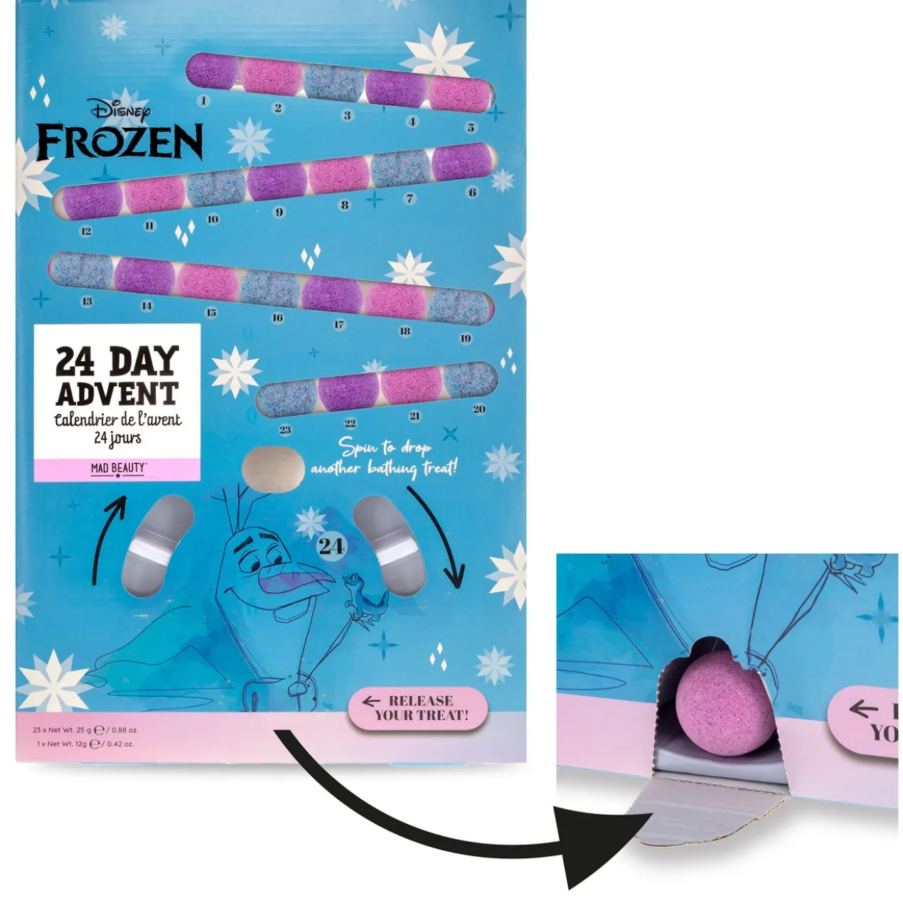 Frozen Snowball Calendário do Advento